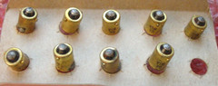 9 Vintage GE NE-51 Glow Lamps General Electric Radio Panel Neon Pilot Bulbs Lot