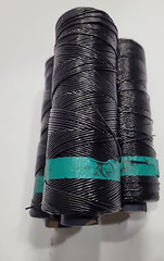 EY Technologies Lacing Braiding Cord, Black Nylon Wax, SET OF 3!