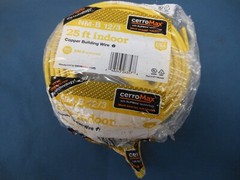 Cerrowire 147-1603AR 25-Foot 12/3 NM-B Solid with Ground Wire, Yellow