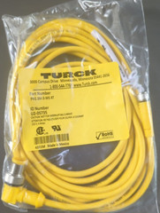 TURCK PKG 3M-3-WS 4T ANGLED M12 MALE TO M8 FEMALE; 3meter 125V 4A; 3 conductors