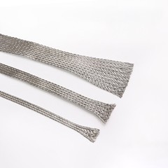 Tinned Copper Braided Sleeve Metal Shielding Cable Wire Sleeving Ground Lead