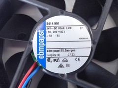 *Lot of 15* Ebm-Papst 8414NM Axial Fan 24VDC 1.4W