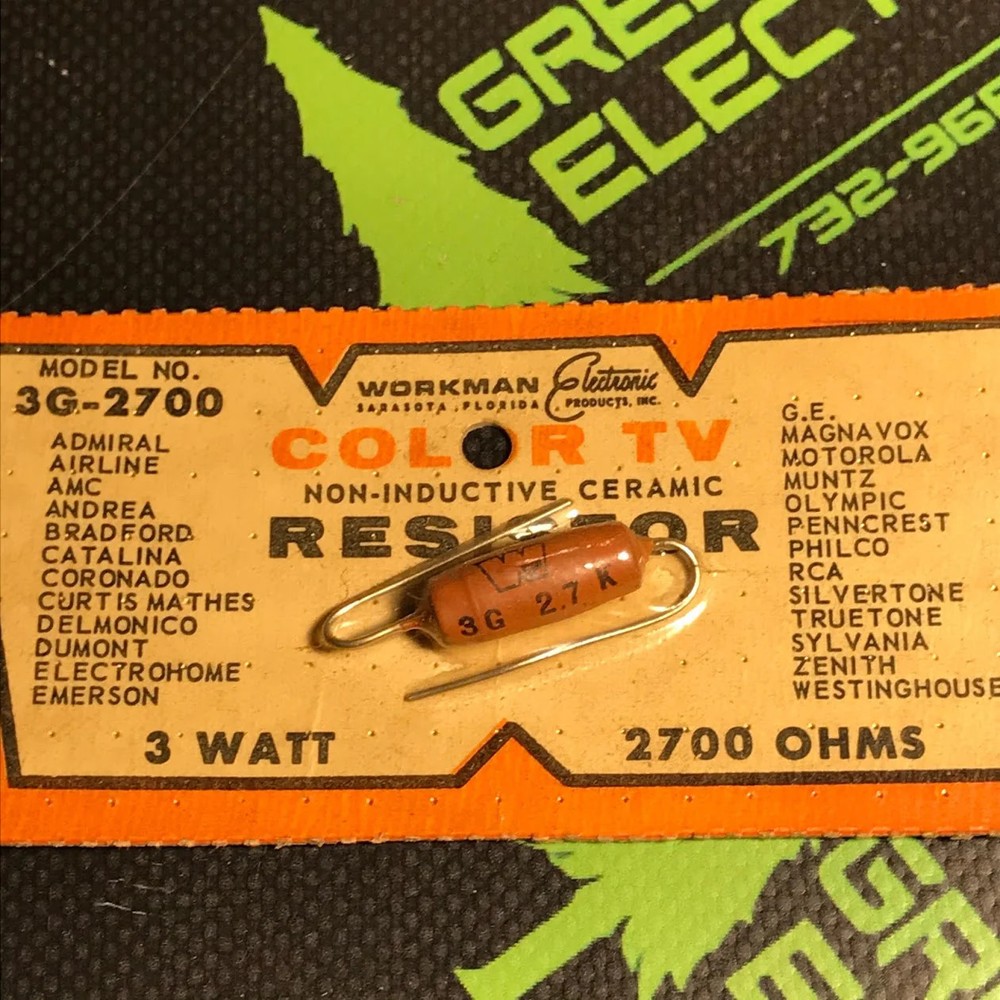3G-2700 – WORKMAN – 3W 2700 OHM RESISTOR