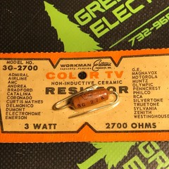 3G-2700 – WORKMAN – 3W 2700 OHM RESISTOR