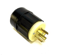 Leviton 2421 20 Amp 250 Vac 3 PhaseLocking Plug (New)