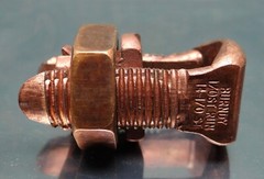 LOT of 2: Burndy KS25 Servit Split Bolt Connector Type KS 1/0ST RUN 14-1/0 ST