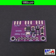 Si5351A Clock Generator Breakout Board 8KHz~160MHz Arduino 3.3v 5v G21