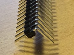 36 Pin 2.54mm Right Angle Single Row Male Pin Header Connector – 90 deg