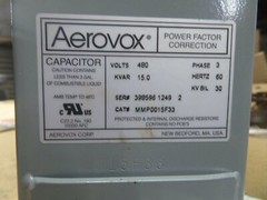 Capacitor mmp0015f33 15KVAR 480v Aerovox power factor correction 1 yr warranty