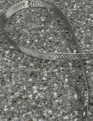 FLAT TINNED COPPER GROUND STRAP 24″L 3/4″W 3/8″HOLE AGS-3237TC-24-3/8 USA SELLER