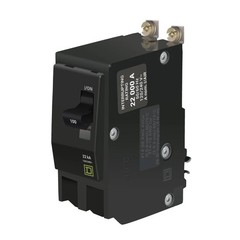 NIB – Square D – QOB2100VH – 2-Pole Mini Circuit Breaker , 100A Capacity
