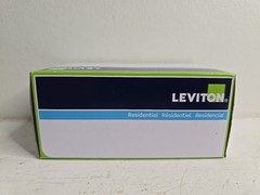 Leviton 688-W, 125 V, 15A, NEMA 5-15R, White, Clock Hanger Receptacle New