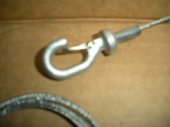 1.5mm diameter cable 3 Meter length w/ toggle hook end Nvent Caddy lot of 10