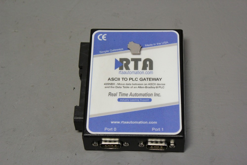 REAL TIME AUTOMATION ASCII TO PLC GATEWAY FOR ALLEN BRADLEY 435NBX