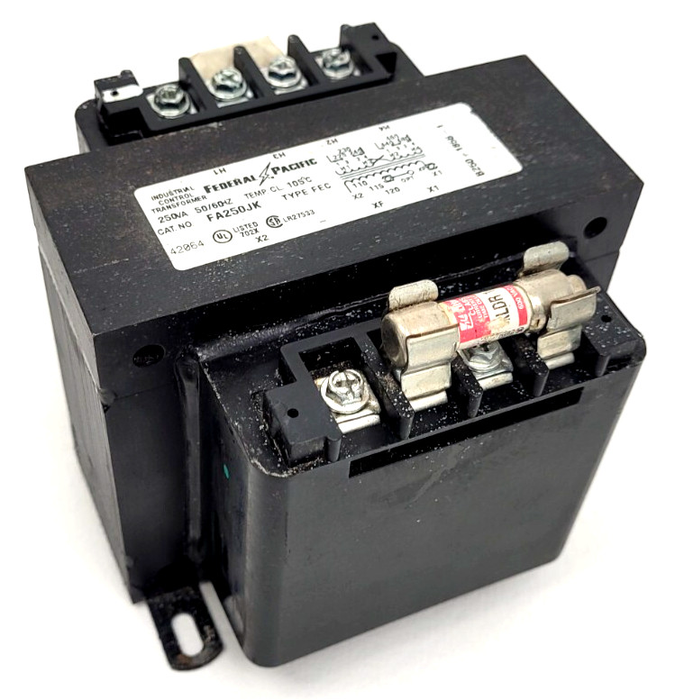 FA250JK Federal Pacific 250VA Type FEC Industrial Transformer – Next Day Option