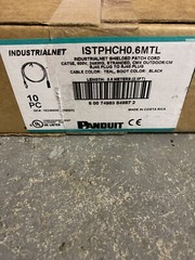 10 Ct. PANDUIT, ISTPHCH0.6MTL, SHIELDED PATCH CORD, RJ45 PLUG CAT5E, 600V