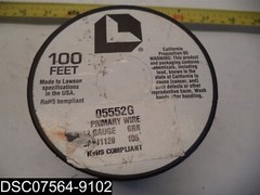 5552G Lawson 12 AWG Green 100′ Length, 60 Volts Temperature Rating 221 F