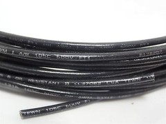 16 GAUGE TFFN TEWN WIRE BLACK 50′ FEET 600V COPPER STRANDED GROUND WIRE