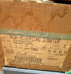 Westinghouse A200M3CAC Size-3 3-Pole 3-Phase Motor Starter 110/120V Coil