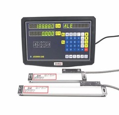 2 Axis DRO digital readout for milling lathe machine with linear scale 900 250