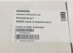 Siemens FCA2016-A1 Module RS485 Class A S54400-A39-A1 – NEW Surplus!