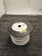 Del City Primary Wire 14 AWG, White, 500 FT, 60V DC, PVC, 1114502