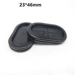 Oval Blanking Grommets Rubber Closed Blind Plug Bung Cable Wiring Protect Bushes
