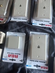 Variety Of Different Electrical And Alarm Installation Parts, Some Used,Some Not