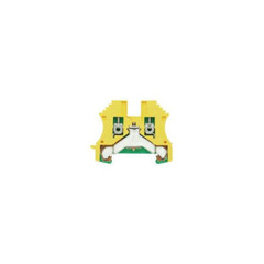 Weidmuller 1010000000, 30-12 AWG, Green/Yellow, Feed Through Terminal Block, 1pc