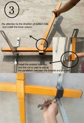 Manual Winch Hoist Lifting Tool Crane for Outside Air Conditioner Installation
