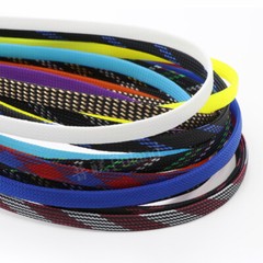 14mm-20mm Braided Cable Sleeving PET Expandable Wire Sheath Electrics Wire Harne