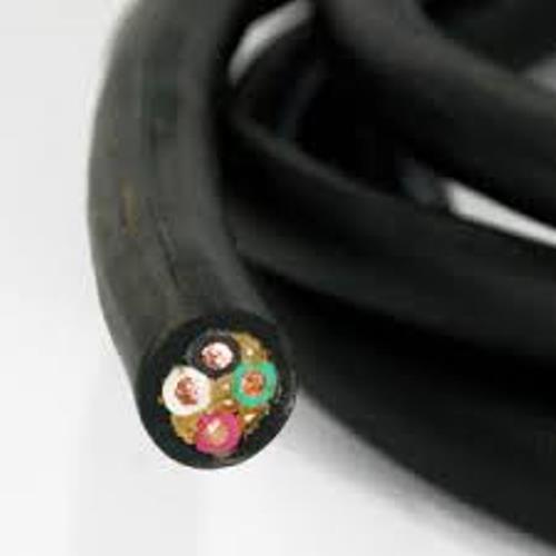 80′ SOOW 6/4 Portable Power Cord – 600V SOOW – Black Durable Flexible Cable