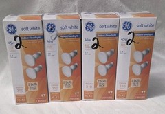 4-2 Packs (8) Directional R20 Indoor Floodlight Bulbs Soft White 310 Lumens