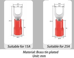 Terminal Block 2 Sets 8 Position Dual Row 600V 15A Screw Terminal Strip Cover