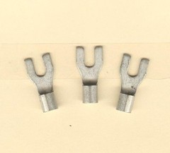 50 Non-Insulated FORK SPADE Terminal Connector #12-10 Wire Gauge AWG #6 Stud USA