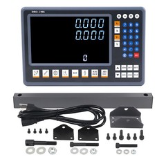 TOAUTO 2/3 Axis 8” Digital Readout LED Dro Glass Linear Scale for Milling Lathe
