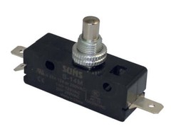 SUNS S-14M Panel Plunger Snap Action 25A Micro Switch ASPDF3J04AC