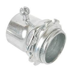 Allied SC100RKON, 1″, Steel, Set Screw, EMT Conduit Connector, 1 pc