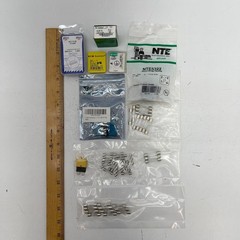 Mixed Lot of Glass Tube Fuse, Silicon Bridge Rectifier, AGC Fuse, Littlerfuse