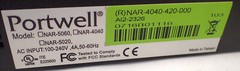 NEW OLD STOCK PORTWELL NAR-4040-420-000 INDUSTRIAL PLATFORM SERVERS 4 ETHERNET