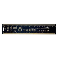 20cm Multifunctional PCB Ruler PCB Measuring Tool Angle Measure Meter Black NEW