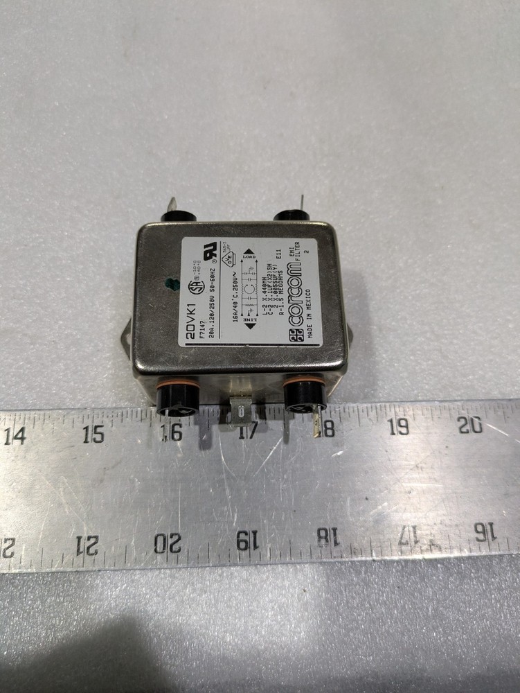 CORCOM 20VK1 20A,120/250V 50-60HZ