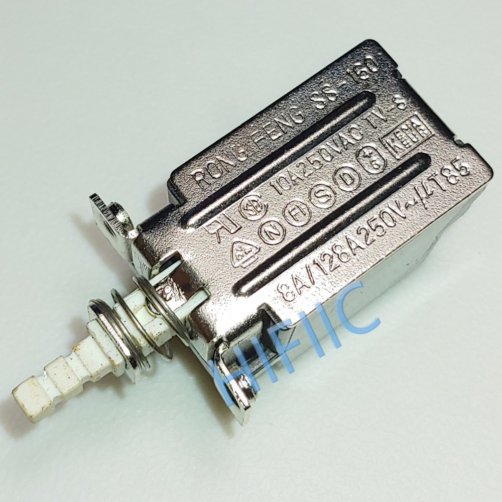 1PCS/5PCS RONG FENG SS-160 10A 250VAC Pushbutton Switch 4 Pins ON-OFF Maintained