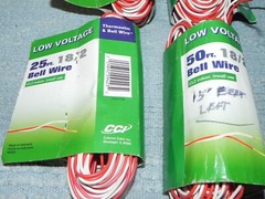 Low Voltage Wire 18/2 Thermostat & Bell Wire CL2 indoor 115 ft Coleman Cable Inc