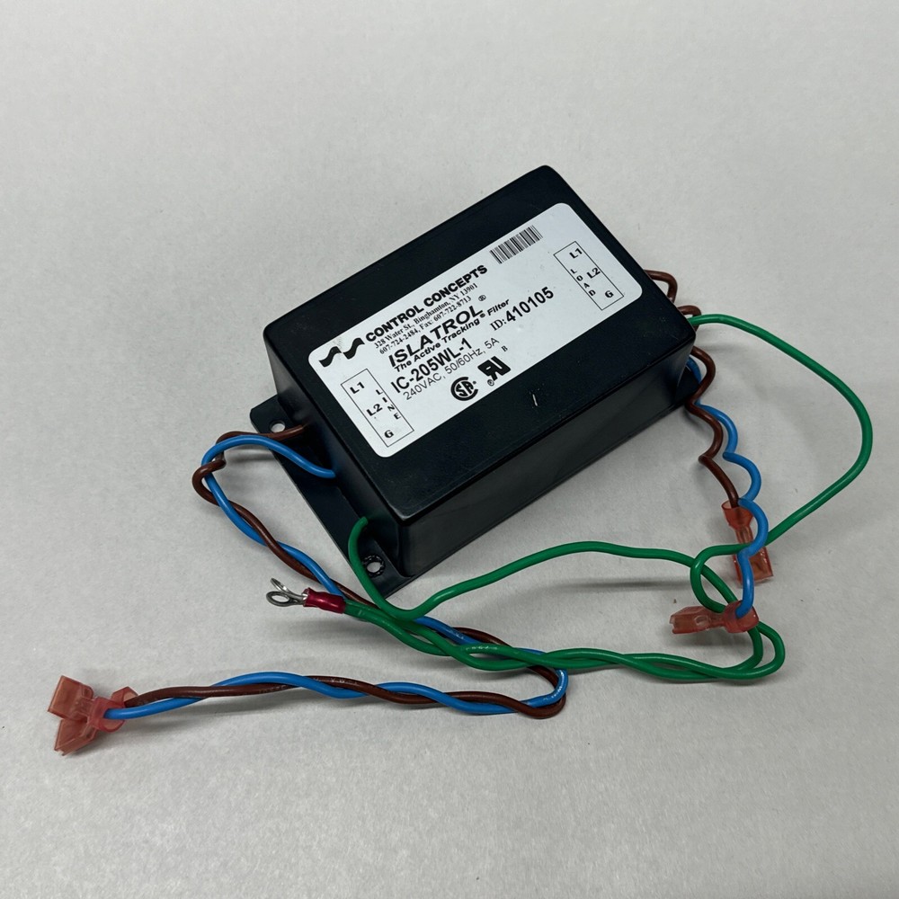 Control Concepts IC-205WL-1 Islatrol The Active Tracking Filter 240VAC 50/60Hz
