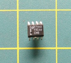 National Semiconductor 71AX 93C46EMB Integrated Circuit 8-Pin