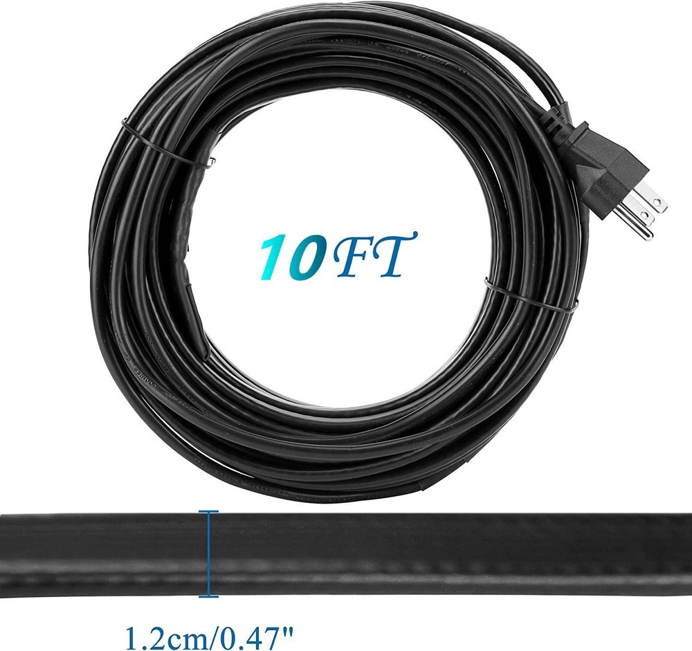 120V Plug-in Ready Heat Cable Pre-assembled Self Regulating Roof Snow Melt Tape