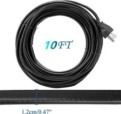 120V Plug-in Ready Heat Cable Pre-assembled Self Regulating Roof Snow Melt Tape