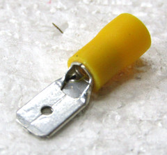 Workman LT403 Terminal 1/4 Male 10/12 Galvanized 100 Pieces Yellow Electrical