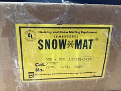 Embedded Snow Mat Smith Gate Corp – 5’ X 36” 720W 3.5A 208V #103F106PR6*CO